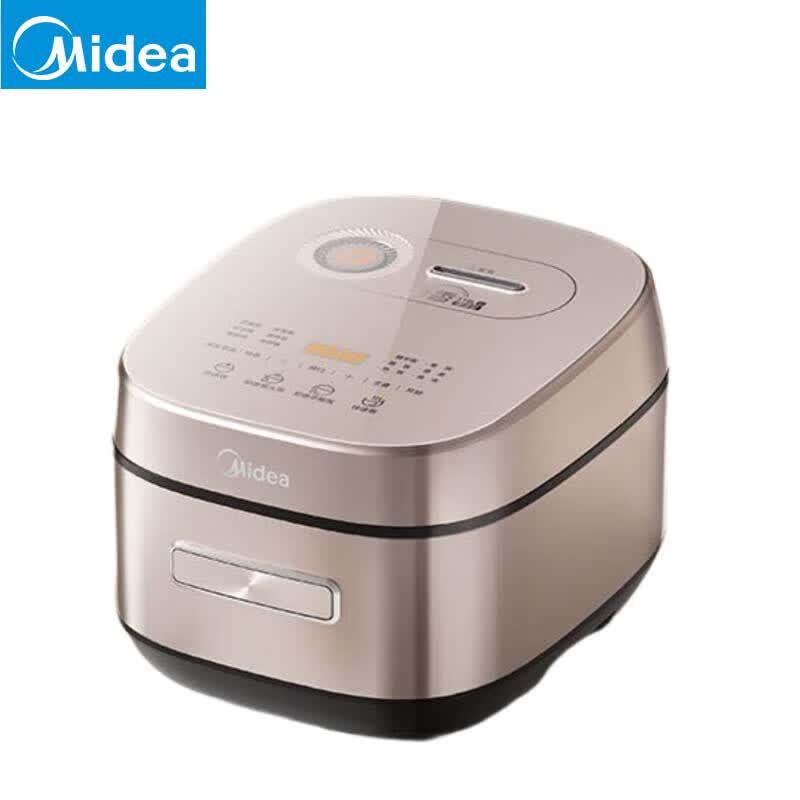 Midea 4L IH Rice Cooker with 0-Coating Stainless Steel Inner Pot CN plug (adapter included)