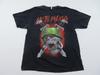 T-Shirt Metal Mulisha, Crâne Zombie, Noir Rouge Vert Taille L Y2K U10