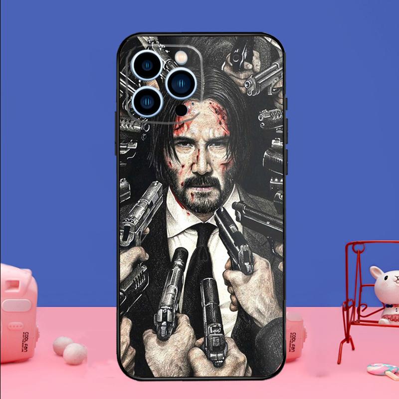 

John Wick Phone Case For iPhone 17 16 15 13 11 12 14 Pro Max mini 15 16 Plus 16e 17 Air Bumper Cover iPhone 11