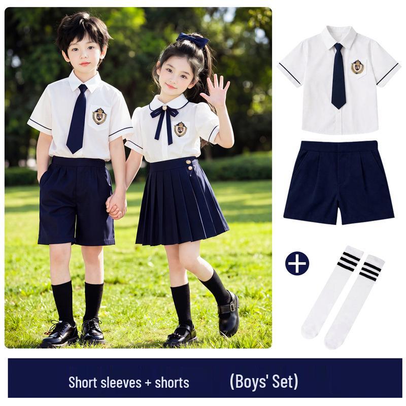 British Style Summer School & Kindergarten Uniform Set for Graduation and Chorus Performance