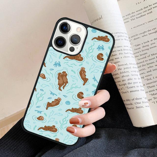 

Animal otter Phone Case Cover For iPhone 17 Air 16 15 14 plus 12 13 pro max coque Shell Fundas iPhone 16