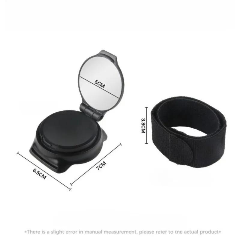 1PC Bike Mirror 360 Degree Adjustable Bike Rear View Mirrors Wristband Bike Mirror Rotatable Cycle Wrist Rearview Mirrors