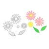 6Pcs/set Daisy Flower Metal Cutting Dies Embossing Stencils for DIY Scrapbooking Photo Album Decorative Paper Cards Making Tool