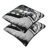 Initial D - Mountain Drift Racing Ae86 2 Pcs Square Pillowcase Pillow Cover Cushion Throw Pillow For Home Bedroom