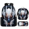 Conjunto de Mochila Escolar Mecânica Infantil - Mochila Escolar de Grande Capacidade com Bolsa de Ombro e Estojo para Estudantes
