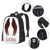 Lucifer Sale Backpack Fashion Bags Luficer Satan Demonio Cristo Serie Scify Sci Fy