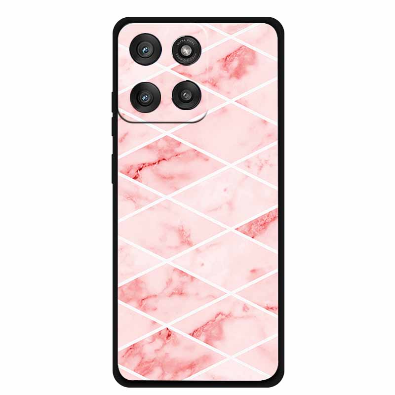 For Motorola Edge 60 Stylus Case Marble Painted Silicone Back Cover Case for Edge 60 Stylus Case Back Coque Edge 60 Stylus Cases