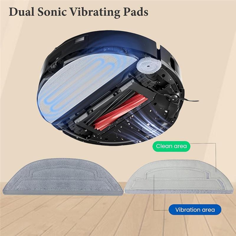 For Roborock S8 Maxv Ultra Robot Vacuum Cleaner Main Side Brush Hepa Filter Mop Cloth Dust Bags Accessories-B61B