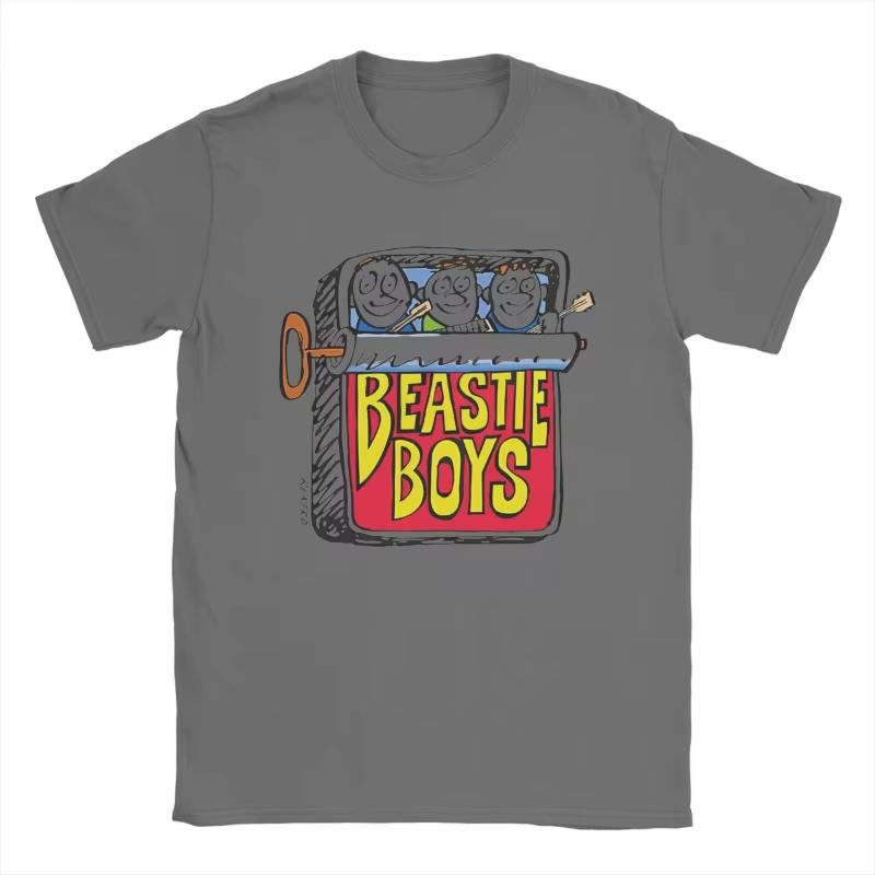 Awesome Beastie Boys Sardine Can Tshirts For Unisex Crewneck Cotton T Shirts Short Sleeve Tee Shirt Tops