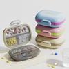Moisture-Proof Portable Pill Box 7 Compartment Dustproof Medicine Organizer Food Grade Visible Weekly Pills Container Easy Carry