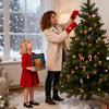 Weihnachts-Adventskalender 2D Acryl Eichhörnchen-Thema Weihnachtsbaumschmuck 24 Tage Countdown Eichhörnchen-Anhänger Für Kindergeschenke