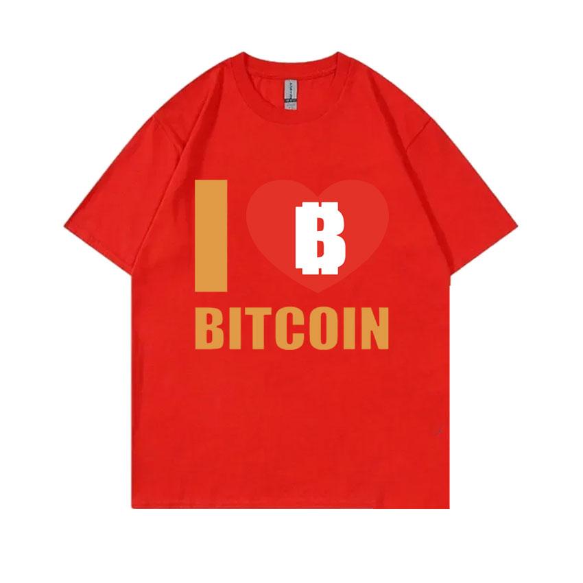 

I Love Bitcoin Funny Meme Tshirt Unisex Women Fashion Casual Oversized Ocollar T Shirts Summer Unisex Vintage Short Sleeve Tshirt S