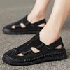 2025 Popular Bag Head Sandals Men's Summer Beach Sandals Trendy Men's Hand-stitched Large Size Cool Slippers