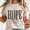 Hope Isaiah 40:31 Christian T-and Kids Tshirt, Faith Scripture Encouragement Tee