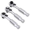Compact Dual-Head Ratchet Wrench with Quick-Release Screwdriver Function