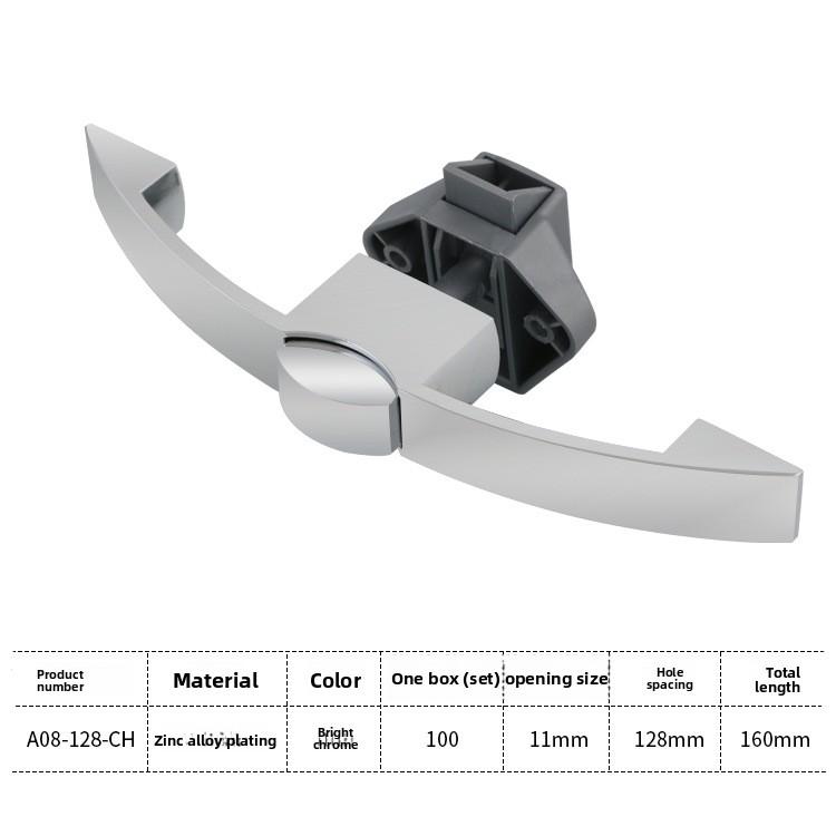 128mm hole distance Camper Car Push Lock RV Caravan Boat Cabinet Locks Handle Home Drawer Latch Button Motorhome