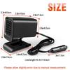 12V 120w Car Electric Heater Fan Windscreen Defroster Demister Heater Fan Combo Defogging Defrosting Heating Fan