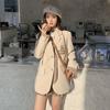 Spring Loose Fit Leisure Suit Jacket Korean Style for Women Blazer