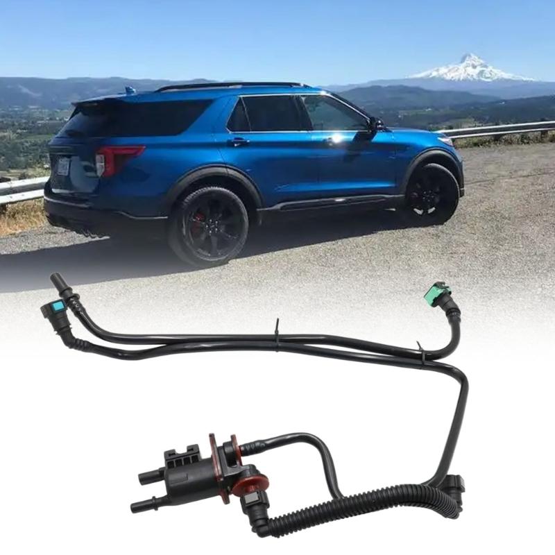 L1MZ-9B325-B Fuel Pipe Support Bracket for Explorer 2020-2024 Plastic and Metal Fuel Line Holder Quick Installation