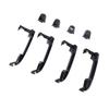 4 Pcs Outside Exterior Door Handle Set 82651 2H000 Glossy Black Outer Door Handles with Front Key Hole