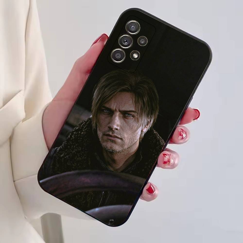 R-Residents Evil Leon Kennedy Phone Case For Samsung S25,S24,S21,S22,S23,S30,Ultra,S20,Plus,Fe,Soft Silicone Black Cover