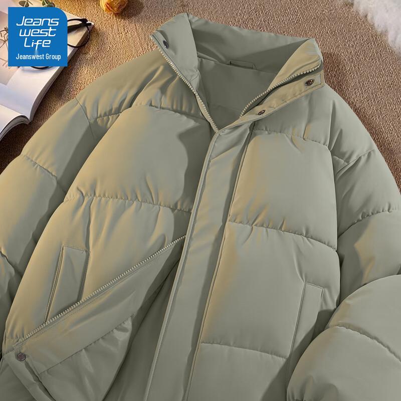 

JEANSWEST LIFE Мужская зимняя утолщенная куртка с подкладкой и воротником-стойкой M