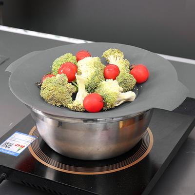 Silikon Dökülme Durdurucu Kapak Kaynatın Korumalı Isıya Dayanıklı Yuvarlak Anti-sıçrama Dökülmeye Dayanıklı Pot Tava Kapağı Pişirme Aracı Mutfak Aletleri