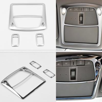1 takım araba iç okuma lambası dekoratif çerçeve Trim çıkartmalar aksesuarları Nissan x-trail Xtrail T32 Rogue 2014-2020