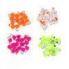 Glo Bug Egg Flies UV Fluorescent Beadhead Trout Salmon Steelhead Fly Fishing Lures, Egg Yarn Nymph Patterns for Freshwater Fishing