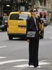 Yina Yina New York Madison Classic Flap Leather Shoulder Bag Black