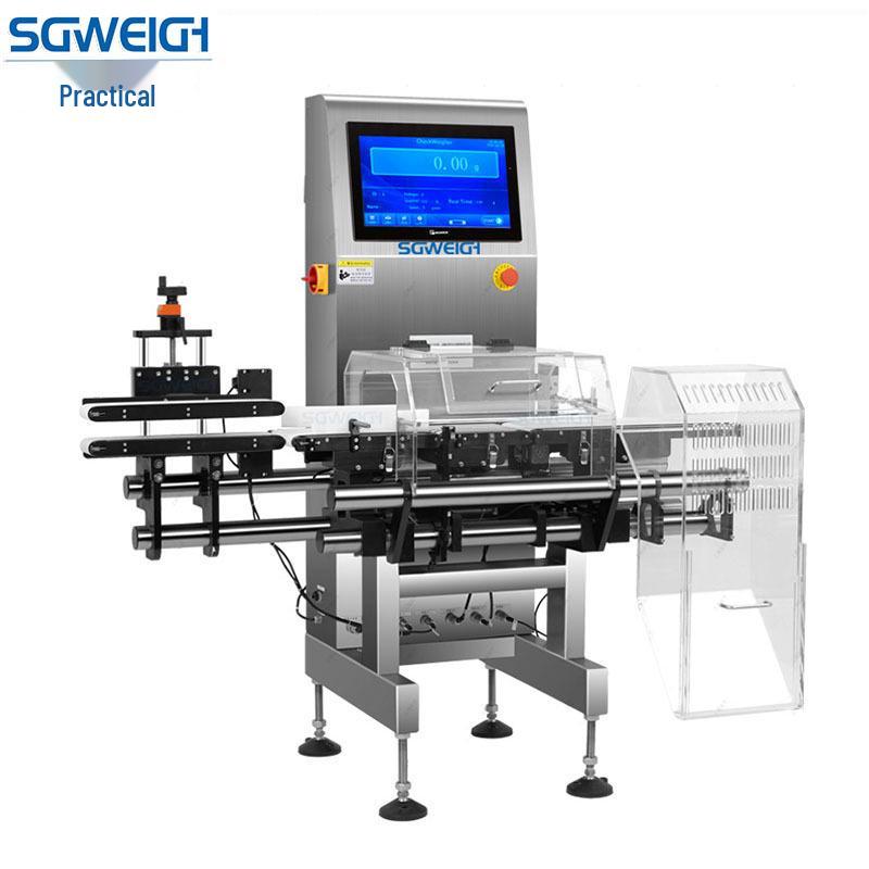 Automatic Boxed Plaster Weighing and Sorting Scale with Over/Underweight Detection and Rejection