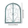 Nástěnná dekorace obloukového okna Kované železo Nástěnná dekorace Víceúčelové Chalupářské Rustikální pro Domov Zadní dvorek Kancelář Statek Chodba