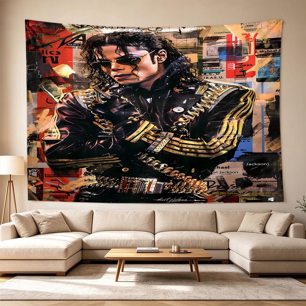 Moonwalk Dance Legend Large Wall Tapestry,Ideal for Office Backdrops, Holiday Gifts, Home Decor (Living Room, Bedroom, Dorm, Parties), and Outdoor Cel