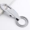 1Pc Stainless Steel Keychain  High-Grade Keyring Personalized Car Buckle