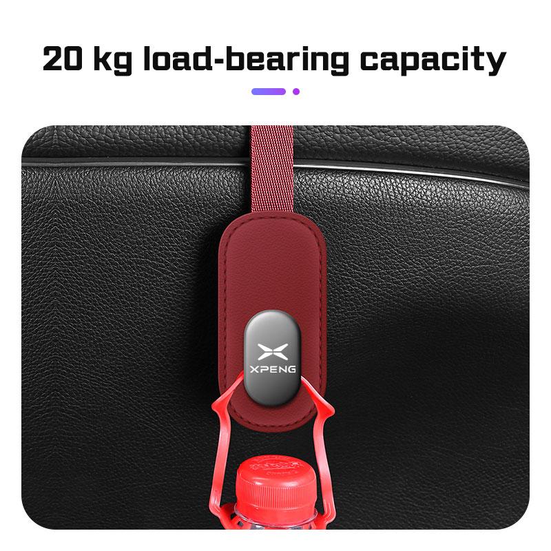 Leather Car Seat Back Hook For Xpeng P7 G3 G6 G3i G9 P5 X9 X2 N5 F30 H93 Beta 2019 2026 Vehicle Hook Hanger Umbrella Accessories