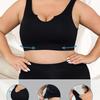 Plus Size Women's Lingerie Bra Comfortable, Bottomless, Gathering Gathering Side Breasts, Preventing Sagging,Black Packaging