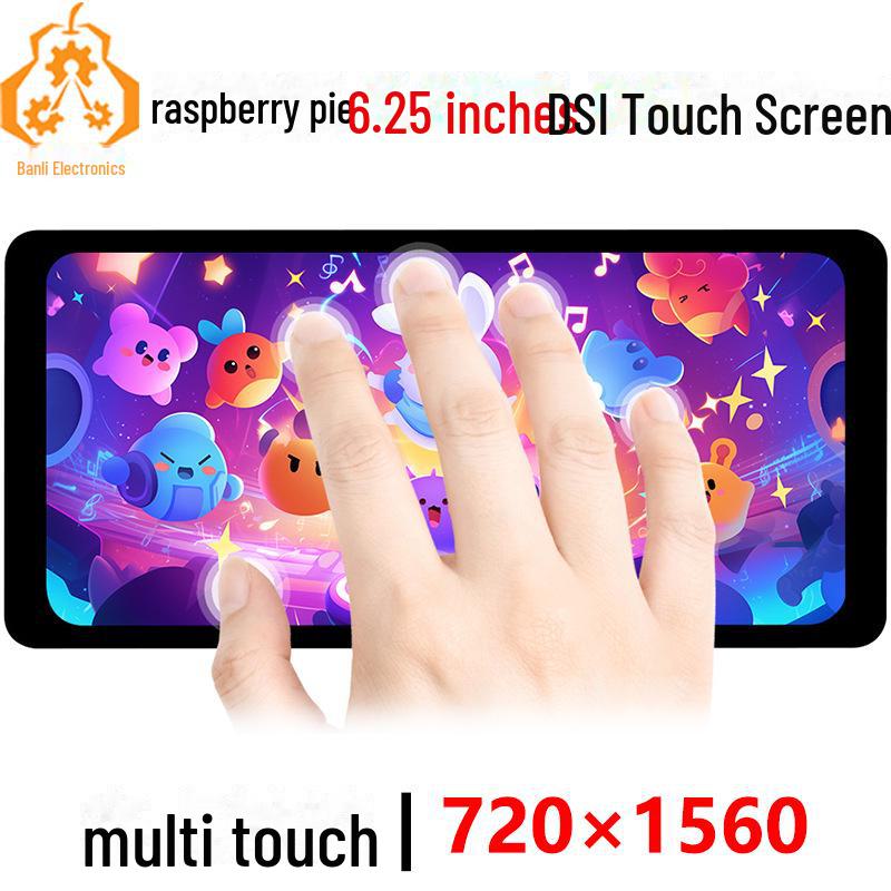 

Raspberry Pi 6.25 MIPI DSI Touchscreen Display 720x1560