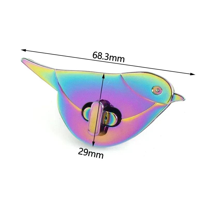 Meetee 2/5/8 Bucăți Cataramă Metalică Colorată cu Blocare pentru Geantă de Mână Portofel Cutie de Monede Cataramă Padlock Decorativ Accesorii Hardware Înlocuibile pentru Genți