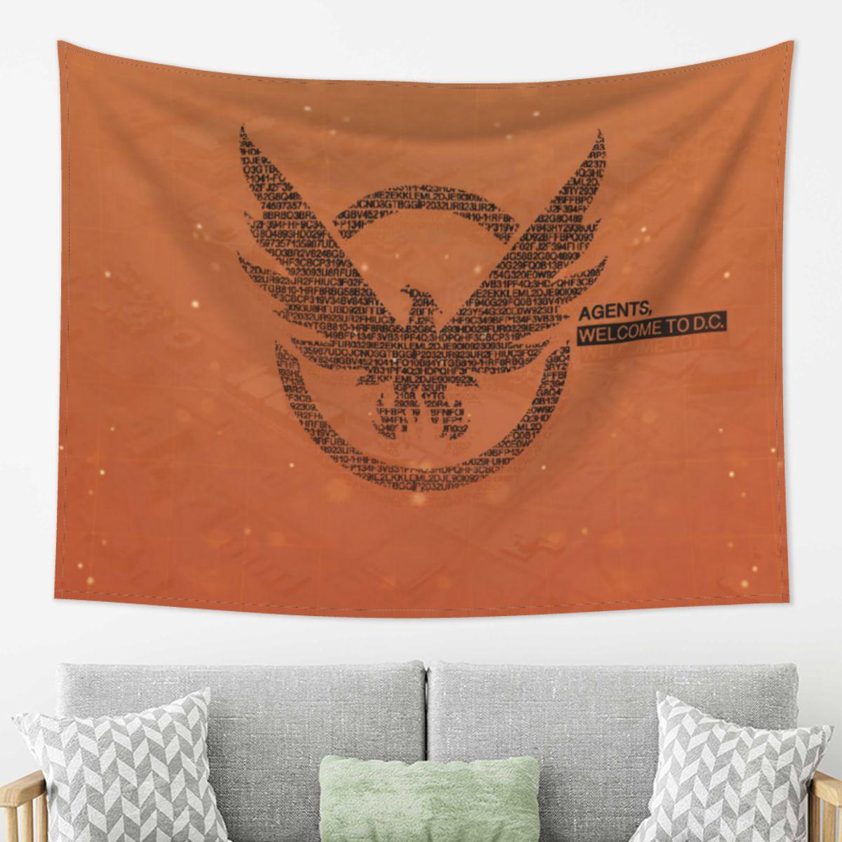 

The Division 2 Shd Strategic Homeland Division Tapestry Decor Art Aesthetic Tapestries for Bedroom Home Wall Cloth Wall Hanging 74x94cm(29x37in)