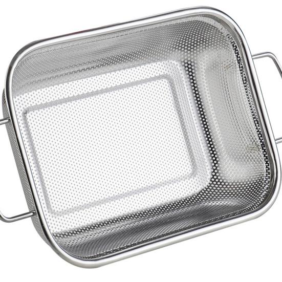 Drain Basket Pasta Strainer with Handle Large Capacity Rust-Resistant Dishwasher Safe Rice Noodle Filter Kitchen Colander