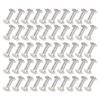 50 Sets Rivet Fastener M4 5x13x9.5mm Stainless Steel Flat Round Head Rivets and Screws for Binding