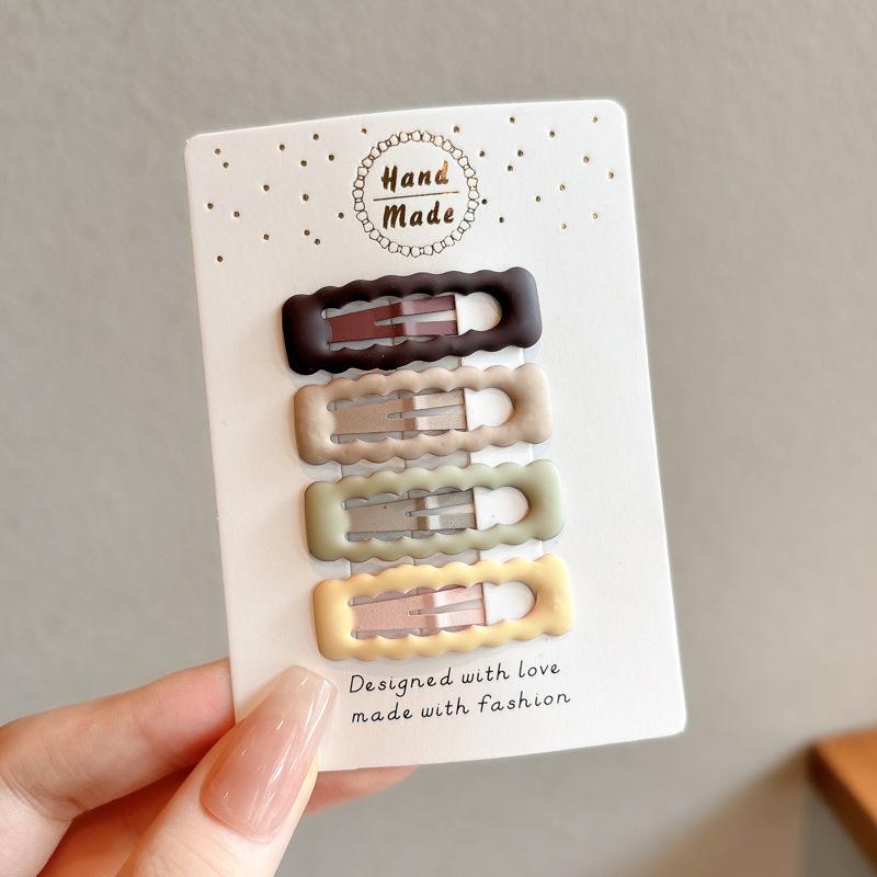 Y2K Dopamine Color Pentagram Small Hair Clip for Women & Kids - Cute Bangs & Side Hair Accessory