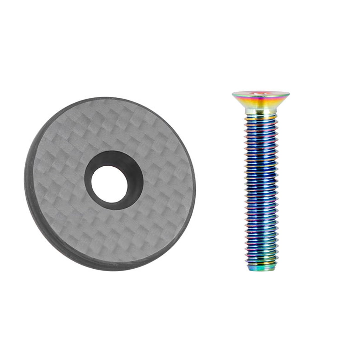 HOUSON Carbon Fiber Bicycle Stem Cap, 31.8mm, for Road Bike 31.8mm