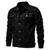 2025 Spring Men's Slim Fit Korean Style Denim Jacket, Plus Size Fashion Casual Cardigan Coat