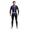 New Halloween Funny Skeleton Print Stage Costume Men's and Women's One-piece Costumes