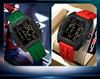 Sanda Student Dual-Time Waterproof Luminous Barrel-Shaped Watch for Men - Model 6328