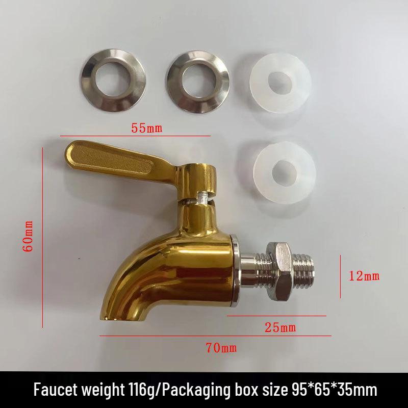 304 Stainless Steel Alcohol Infusion Faucet for Bottles, Barrels, Cans, Jars, and Pots.