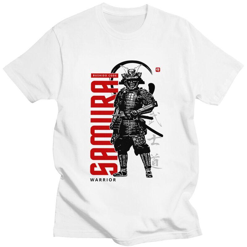 

Custom Samurai Bushido Code T Shirt Men Short Sleeve Japanese Warrior T-shirts Streetwear Tee Tops Pure Cotton Slim Fit Tshir... S разноцветный
