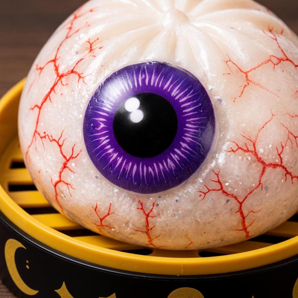 5 Pieces Ghost Dumpling Squishy Spooky-Cute Desk Toy Satisfying for Party Favors
