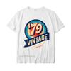 1979 Vintage 41st Birthday Retro Graphic T-Shirt T Shirt T Shirt Retro Cotton Camisa Casual Men's